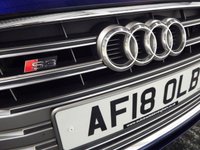 USED 2018 18 AUDI S3 2.0 TFSI Cabriolet 2dr Petrol S Tronic quattro Euro 6 (s/s) (310 ps) 6 SERVICES-SAT NAV-A/C-ALLOYS-PADDLE SHIFT AUTO-PARKING SENSORS-