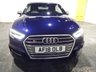 USED 2018 18 AUDI S3 2.0 TFSI Cabriolet 2dr Petrol S Tronic quattro Euro 6 (s/s) (310 ps) 6 SERVICES-SAT NAV-A/C-ALLOYS-PADDLE SHIFT AUTO-PARKING SENSORS-