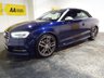 USED 2018 18 AUDI S3 2.0 TFSI Cabriolet 2dr Petrol S Tronic quattro Euro 6 (s/s) (310 ps) 6 SERVICES-SAT NAV-A/C-ALLOYS-PADDLE SHIFT AUTO-PARKING SENSORS-