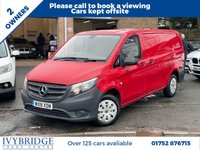 USED 2018 18 MERCEDES-BENZ VITO 1.6 109 CDI Panel Van 6dr Diesel Manual FWD L2 Euro 5 (88 ps) 2 OWNER+GREAT VALUE+MOT UNTIL MAY 2027
