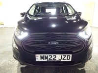 USED 2022 22 FORD ECOSPORT 1.0T EcoBoost GPF ST-Line SUV 5dr Petrol Manual Euro 6 (s/s) (140 ps) Ford Service History-Sat Nav-2 Remote Keys-Rear Camera-DAB Radio-A/C-Cruise-