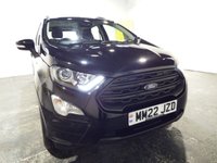 USED 2022 22 FORD ECOSPORT 1.0T EcoBoost GPF ST-Line SUV 5dr Petrol Manual Euro 6 (s/s) (140 ps) Ford Service History-Sat Nav-2 Remote Keys-Rear Camera-DAB Radio-A/C-Cruise-