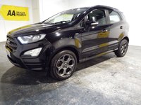 USED 2022 22 FORD ECOSPORT 1.0T EcoBoost GPF ST-Line SUV 5dr Petrol Manual Euro 6 (s/s) (140 ps) Ford Service History-Sat Nav-2 Remote Keys-Rear Camera-DAB Radio-A/C-Cruise-