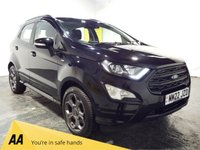 USED 2022 22 FORD ECOSPORT 1.0T EcoBoost GPF ST-Line SUV 5dr Petrol Manual Euro 6 (s/s) (140 ps) Ford Service History-Sat Nav-2 Remote Keys-Rear Camera-DAB Radio-A/C-Cruise-