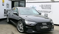 USED 2022 22 AUDI A6 SALOON 2.0 TFSI 40 Black Edition S Tronic Euro 6 (s/s) 4dr 1 OWNER*CARPLAY*REVCAM*CRUISE*