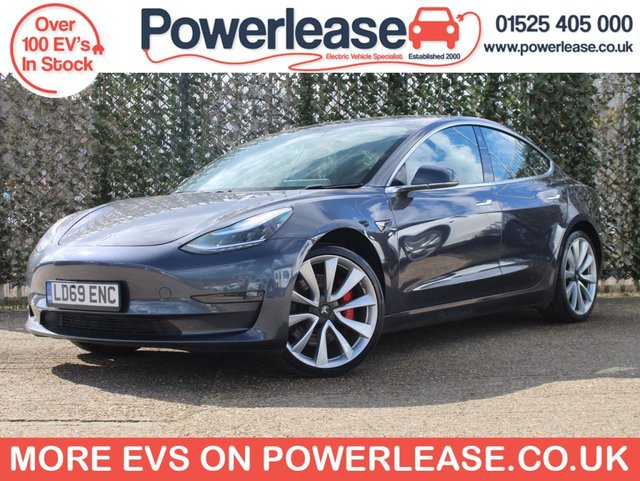 View our Tesla Model 3 (Dual Motor) Performance Saloon 4dr Electric Auto 4WDE (Performance Upgrade) (449 bhp)