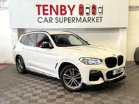 USED 2018 68 BMW X3 2.0 20d M Sport SUV 5dr Diesel Auto xDrive Euro 6 (s/s) (190 ps) AKRAPOVIC TIPS