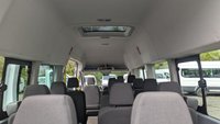 USED 2015 FORD TRANSIT Minibus Tdci 460 TDCI 125 PS XLWB High Roof With (Rear Row Seats removed to make Rear Load Area) , Air Conditioning, Electric Windows, Tachpgraph, Remote Locking,  Alarm, Emergency Brake assist, ABS, Power Steering, Mud Flaps Front, Tow Bar in great condition . 1 Owner from New - Been used by the MOD . 2 Keys - 5 Main Dealer Service Stamps on the book (Last Serviced 23,586 Miles) . This is excellent value . Discover the perfect solution for group travel with this exceptional Ford Transit Minibus. This 17-seat model, a TDCI 460 with the potent 125 PS engine, offers the spaciousness of an extra-long wheelbase and the practicality of a high roof, making it ideal for airport transfers, hotel shuttles, or community transport.  Your passengers will travel in comfort, kept cool by both front and dedicated rear air conditioning. The driving experience is equally refined, featuring conveniences such as electric windows and remote central locking for easy access. Your safety and security are paramount, with the minibus equipped with ESP, Emergency Brake Assist, ABS, and an anti-theft alarm for complete peace of mind.  Practicality is at the forefront. A tachograph is fitted, and two 12V accessory power points ensure devices stay charged on the go. It also includes front mud flaps, a temporary spare wheel, and the added utility of a tow bar, ready for your next requirement.  This vehicle presents a rare and highly appealing history. It has been with just one owner from new, having previously served with the Ministry of Defence, and it comes with two sets of keys. Its meticulous maintenance is documented with 5 service stamps in the book. Combining its low mileage, exceptional provenance, and comprehensive feature set, this Ford Transit minibus is excellent value and ready for a new chapter. 