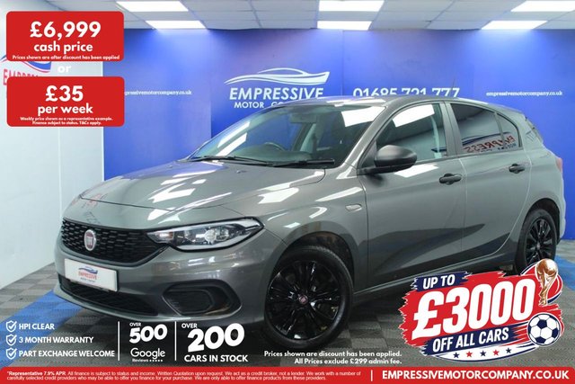 View our Fiat Tipo range