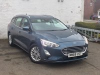 USED 2018 68 FORD FOCUS 1.0T EcoBoost Titanium Estate 5dr Petrol Auto Euro 6 (s/s) (125 ps) LOW MILEAGE ONE OWNER AUTOMATIC ESTATE, COMES WITH HEATED FRONT SEATS REAR SENSORS SAT NAV