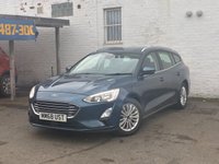 USED 2018 68 FORD FOCUS 1.0T EcoBoost Titanium Estate 5dr Petrol Auto Euro 6 (s/s) (125 ps) LOW MILEAGE ONE OWNER AUTOMATIC ESTATE, COMES WITH HEATED FRONT SEATS REAR SENSORS SAT NAV