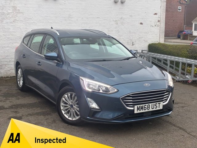 View our Ford Focus 1.0T EcoBoost Titanium Estate 5dr Petrol Auto Euro 6 (s/s) (125 ps)