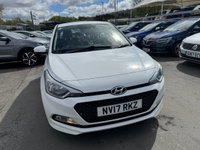 USED 2017 17 HYUNDAI I20 1.2 Petrol, SE Edition, Hatchback, 5 Door, Manual, Euro 6. FULL 12 MONTH MOT WITH EVERY CAR