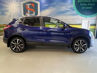 USED 2015 65 NISSAN QASHQAI 1.2 DIG-T Tekna SUV 5 Door Petrol Manual Blue 2WD Euro 6 1 Former Keeper PARK SENSORS+BLUETOOTH+CRUISE+USB