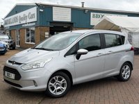 USED 2016 66 FORD B-MAX 1.0T EcoBoost Zetec MPV Moondust Silver Petrol Manual Euro 5 (100 ps) WET BELT HISTORY CITY PACK HEATED FRONT SCREEN AIR CON &pound;35 ROAD TAX AVERAGE 55.4 MPG