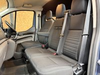 USED 2022 22 FORD TRANSIT CUSTOM 2.0 280 EcoBlue Limited 5dr Diesel Manual L1 H1 Euro 6 (s/s) (130 ps) SWB 6 Seater LED Light Rear Carpet 6 SEATS | APPLE CAR PLAY | PARKING SENSORS | DAB | NAV