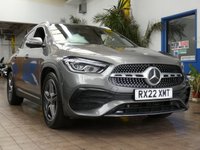 USED 2022 22 MERCEDES-BENZ GLA 1.3 GLA200 AMG Line (Executive) SUV 5dr Petrol 7G-DCT Euro 6 (s/s) (163 ps) SAT NAV CARPLAY PART LEATHER HEATED SEATS REAR VIEW CAMERA CRUISE CONTROL PARKING SENSORS 1 OWNER SERVICE HISTORY