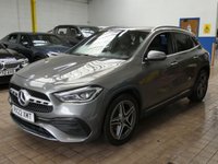 USED 2022 22 MERCEDES-BENZ GLA 1.3 GLA200 AMG Line (Executive) SUV 5dr Petrol 7G-DCT Euro 6 (s/s) (163 ps) SAT NAV CARPLAY PART LEATHER HEATED SEATS REAR VIEW CAMERA CRUISE CONTROL PARKING SENSORS 1 OWNER SERVICE HISTORY