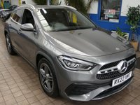 USED 2022 22 MERCEDES-BENZ GLA 1.3 GLA200 AMG Line (Executive) SUV 5dr Petrol 7G-DCT Euro 6 (s/s) (163 ps) SAT NAV CARPLAY PART LEATHER HEATED SEATS REAR VIEW CAMERA CRUISE CONTROL PARKING SENSORS 1 OWNER SERVICE HISTORY
