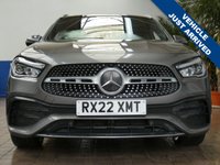 USED 2022 22 MERCEDES-BENZ GLA 1.3 GLA200 AMG Line (Executive) SUV 5dr Petrol 7G-DCT Euro 6 (s/s) (163 ps) SAT NAV CARPLAY PART LEATHER HEATED SEATS REAR VIEW CAMERA CRUISE CONTROL PARKING SENSORS 1 OWNER SERVICE HISTORY