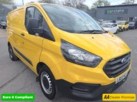 USED 2022 22 FORD TRANSIT CUSTOM Yellow 2.0 340 EcoBlue Euro 6 panel van, 64,110 miles, ULEZ compliant, 6-Speed manual, A/C, Auto lights, Heated seats, Touchscreen. Plus VAT @ 20%! This 2022 Ford Transit Custom offers the reassurance of a single owner from new, presenting a well maintained example of this popular commercial vehicle.  The 2.0 340 EcoBlue Leader L1 H1 Euro 6 (s/s) 5dr derivative, in Leader trim, is powered by an efficient 2.0 litre diesel engine.  It comes with a 3 month warranty for your peace of mind, and a full 12 months MOT will be provided upon purchase.  Notable features include practical 16 inch steel wheels, Seat Pack 9 which includes heated seats fo