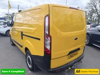 USED 2022 22 FORD TRANSIT CUSTOM Yellow 2.0 340 EcoBlue Euro 6 panel van, 64,110 miles, ULEZ compliant, 6-Speed manual, A/C, Auto lights, Heated seats, Touchscreen. Plus VAT @ 20%! This 2022 Ford Transit Custom offers the reassurance of a single owner from new, presenting a well maintained example of this popular commercial vehicle.  The 2.0 340 EcoBlue Leader L1 H1 Euro 6 (s/s) 5dr derivative, in Leader trim, is powered by an efficient 2.0 litre diesel engine.  It comes with a 3 month warranty for your peace of mind, and a full 12 months MOT will be provided upon purchase.  Notable features include practical 16 inch steel wheels, Seat Pack 9 which includes heated seats fo