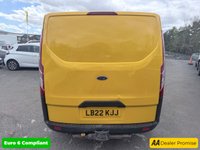USED 2022 22 FORD TRANSIT CUSTOM Yellow 2.0 340 EcoBlue Euro 6 panel van, 64,110 miles, ULEZ compliant, 6-Speed manual, A/C, Auto lights, Heated seats, Touchscreen. Plus VAT @ 20%! This 2022 Ford Transit Custom offers the reassurance of a single owner from new, presenting a well maintained example of this popular commercial vehicle.  The 2.0 340 EcoBlue Leader L1 H1 Euro 6 (s/s) 5dr derivative, in Leader trim, is powered by an efficient 2.0 litre diesel engine.  It comes with a 3 month warranty for your peace of mind, and a full 12 months MOT will be provided upon purchase.  Notable features include practical 16 inch steel wheels, Seat Pack 9 which includes heated seats fo