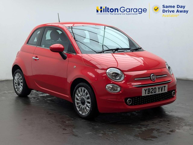 USED 2020 20 FIAT 500 1.2 500 Lounge 3dr CLICK & COLLECT/ HOME DELIVERY