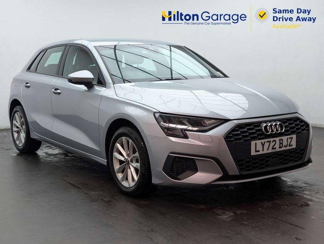 USED 2022 72 AUDI A3 1.0 A3 Sportback 30 TFSI Technik 5dr CLICK+COLLECT / HOME DELIVERY