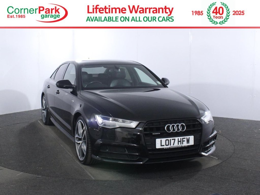 USED 2017 17 AUDI A6 SALOON 2.0 TDI Black Edition Saloon 4dr Diesel S Tronic quattro Euro 6 (s/s) (190 ps) 