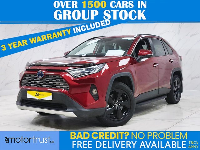 View our Toyota Rav4 2.5 VVT-h Excel SUV 5dr Petrol Hybrid CVT 4WD Euro 6 (s/s) (222 ps)