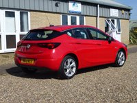 USED 2018 18 VAUXHALL ASTRA 1.4i Turbo SRi Hatchback 5dr Petrol Manual Euro 6 (150 ps) www.suffolkcarcentre.co.uk - Located at Reydon