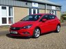 USED 2018 18 VAUXHALL ASTRA 1.4i Turbo SRi Hatchback 5dr Petrol Manual Euro 6 (150 ps) www.suffolkcarcentre.co.uk - Located at Reydon