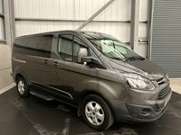 USED 2017 67 FORD TOURNEO CUSTOM 2.0 130PS WHEELCHAIR ACCESSIBLE RAMP 9 SEAT MINIBUS TITANIUM 1 YEARS MOT, BIG SPEC, CLEAN