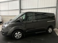 USED 2017 67 FORD TOURNEO CUSTOM 2.0 130PS WHEELCHAIR ACCESSIBLE RAMP 9 SEAT MINIBUS TITANIUM 1 YEARS MOT, BIG SPEC, CLEAN