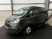 USED 2017 67 FORD TOURNEO CUSTOM 2.0 130PS WHEELCHAIR ACCESSIBLE RAMP 9 SEAT MINIBUS TITANIUM 1 YEARS MOT, BIG SPEC, CLEAN