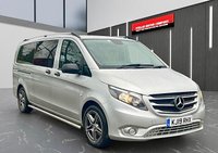 USED 2019 19 MERCEDES-BENZ VITO 2.1 114 CDI PRO Tourer Double Cab 5dr Diesel G-Tronic RWD L3 Euro 6 (s/s) (XLWB) (136 ps) 9 SEATS|DUAL AC|XLWB|NO VAT