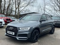 USED 2018 18 AUDI Q3 2.0 TFSI Black Edition SUV 5dr Petrol S Tronic quattro Euro 6 (s/s) (180 ps) 