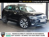 USED 2019 19 VOLKSWAGEN TIGUAN 2.0 TDI R-Line SUV 5dr Diesel Manual Euro 6 (s/s) (150 ps) ULL SERVICE HISTORY + PANORAMIC SLIDING GLASS SUNROOF + VIRTUAL COCKPIT DIGITAL DASH DISPLAY + SATELLITE NAVIGATION + APPLE CARPLAY / ANDROID AUTO + BLUETOOTH PHONE CONNECTIVITY INCLUDING MEDIA STREAMING + APPS CONTROL + DAB DIGITAL RADIO + THREE ZONE CLIMATE CONTROL + AIR CONDITIONING + LEATHER MULTI FUNCTIONAL STEERING WHEEL + VOICE COMMAND + ADAPTIVE CRUISE CONTROL + LANE ASSIST + FRONT AND REAR PARKING SENSORS + HILL HOLD START ASSIST + IN CAR ENTERTAINMENT WITH TOUCH SCREEN MEDIA DISPLAY +