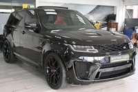 USED 2019 LAND ROVER RANGE ROVER SPORT 5.0 P575 V8 SVR SUV 5dr Petrol Auto 4WD Euro 6 (s/s) (575 ps) SAT NAV R-CAM HEAD UP DISPLAY