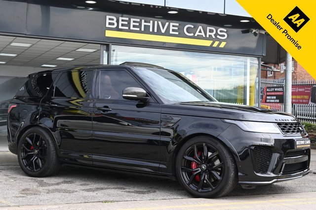 View our Land Rover Range Rover Sport 5.0 P575 V8 SVR SUV 5dr Petrol Auto 4WD Euro 6 (s/s) (575 ps)