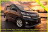 USED 2013 13 TOYOTA VELLFIRE 2.4 4WD  Hybrid ZR, 7 Seats, Auto, 73K +73K+4WD+Hybrid+3 Power Doors+Cruise Control+