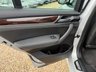 USED 2015 64 BMW X3 2.0 20d M Sport SUV 5dr Diesel Auto xDrive Euro 6 (s/s) (190 ps) Glacier Silver with full black Nevada leather interior. BMW xDrive all wheel drive, automatic transmission, 190ps diesel returning 54.3mpg average. Heated front seats, BMW navigation, DAB radio, Bluetooth with USB, dual zone climate control, powered tailgate, reversing camera, front and rear parking sensors, electric towbar, 19in M Sport alloys, xenon headlights, sport suspension, cruise control, gearshift paddles and run flat tyres. Freshly serviced, new MOT and 6 months warranty including bre