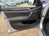 USED 2015 64 BMW X3 2.0 20d M Sport SUV 5dr Diesel Auto xDrive Euro 6 (s/s) (190 ps) Glacier Silver with full black Nevada leather interior. BMW xDrive all wheel drive, automatic transmission, 190ps diesel returning 54.3mpg average. Heated front seats, BMW navigation, DAB radio, Bluetooth with USB, dual zone climate control, powered tailgate, reversing camera, front and rear parking sensors, electric towbar, 19in M Sport alloys, xenon headlights, sport suspension, cruise control, gearshift paddles and run flat tyres. Freshly serviced, new MOT and 6 months warranty including bre