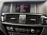 USED 2015 64 BMW X3 2.0 20d M Sport SUV 5dr Diesel Auto xDrive Euro 6 (s/s) (190 ps) Glacier Silver with full black Nevada leather interior. BMW xDrive all wheel drive, automatic transmission, 190ps diesel returning 54.3mpg average. Heated front seats, BMW navigation, DAB radio, Bluetooth with USB, dual zone climate control, powered tailgate, reversing camera, front and rear parking sensors, electric towbar, 19in M Sport alloys, xenon headlights, sport suspension, cruise control, gearshift paddles and run flat tyres. Freshly serviced, new MOT and 6 months warranty including bre