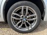 USED 2015 64 BMW X3 2.0 20d M Sport SUV 5dr Diesel Auto xDrive Euro 6 (s/s) (190 ps) Glacier Silver with full black Nevada leather interior. BMW xDrive all wheel drive, automatic transmission, 190ps diesel returning 54.3mpg average. Heated front seats, BMW navigation, DAB radio, Bluetooth with USB, dual zone climate control, powered tailgate, reversing camera, front and rear parking sensors, electric towbar, 19in M Sport alloys, xenon headlights, sport suspension, cruise control, gearshift paddles and run flat tyres. Freshly serviced, new MOT and 6 months warranty including bre