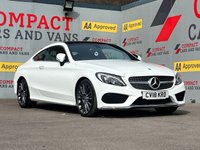 USED 2018 18 MERCEDES-BENZ C-CLASS 2.0 C200 AMG Line (Premium) Coupe 2dr Petrol G-Tronic+ Euro 6 (s/s) (184 ps) AUTOMATIC !!!