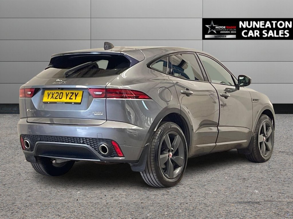 USED 2020 20 JAGUAR E-PACE 2.0 D180 Chequered Flag SUV 5dr Diesel Auto AWD Euro 6 (s/s) (180 ps) FULL BLACK LEATHER INTERIOR