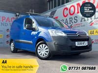 USED 2018 18 CITROEN BERLINGO 1.6 BlueHDi 625 Enterprise Panel Van 5dr Diesel Manual L1 (112 g/km, 75 bhp) PARKING SENSORS, CRUISE CONTROL, SPEED LIMITER!!!