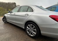 USED 2016 66 MERCEDES-BENZ C-CLASS 2.1 C220d Sport (Premium) Saloon 4dr Diesel 7G-Tronic+ Euro 6 (s/s) (170 ps) *** PAN ROOF, MERC HISTORY, 2 KEYS ***